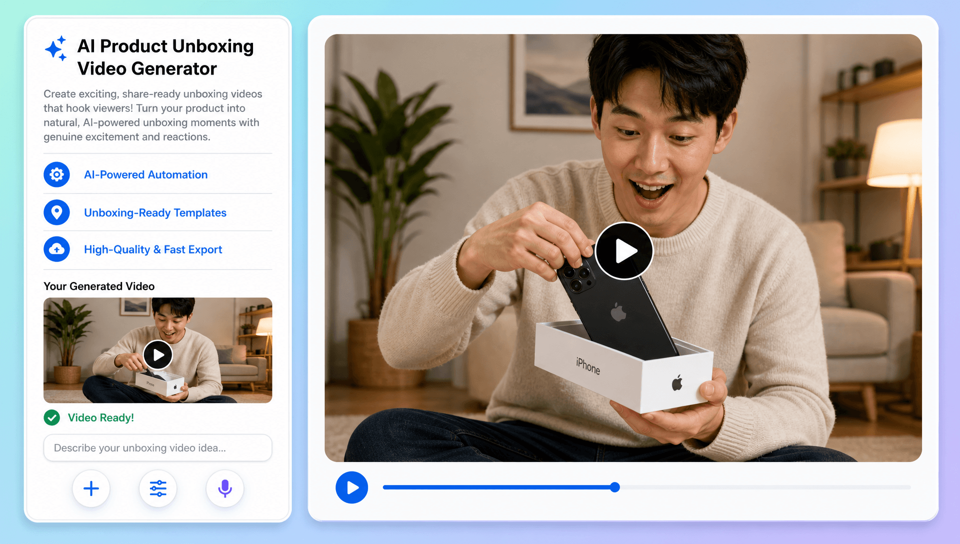 AI Product Unboxing Video Generator Online, Create Engaging Unboxing Videos AI Product Unboxing Video Generator Online, Create Engaging Unboxing Videos